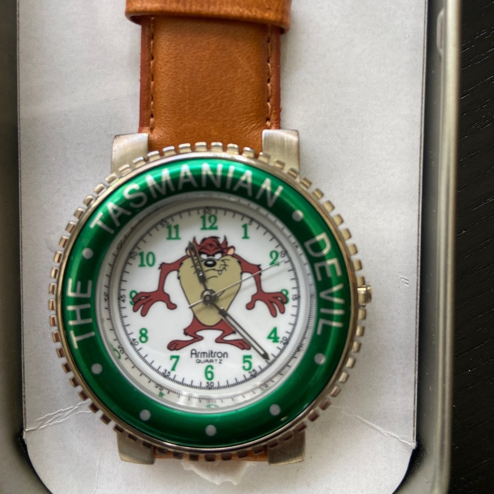 Looney Tunes Armitron Collectables Tasmanian Devil watch.